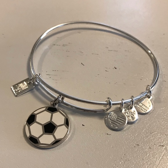 Alex and Ani Jewelry Alex And Ani Team Usa Silver Soccer Bracelet